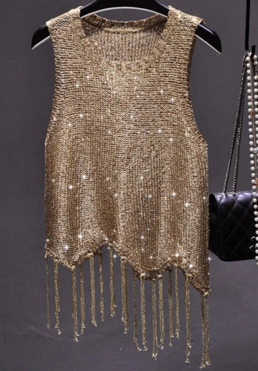 MENDY SEQUINED TOP