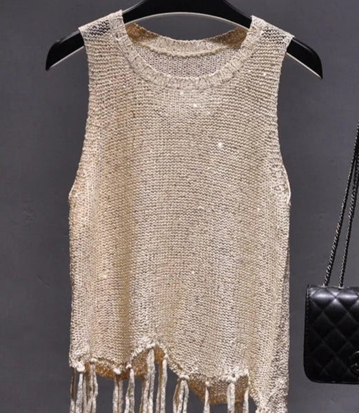MENDY SEQUINED TOP