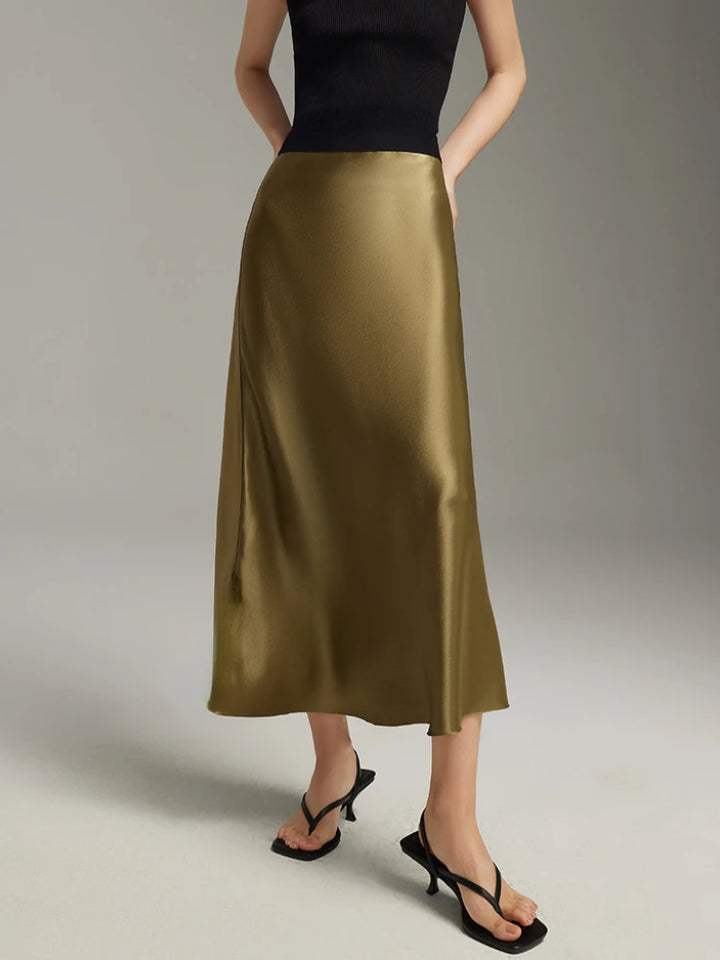 AIDA SATIN SKIRT