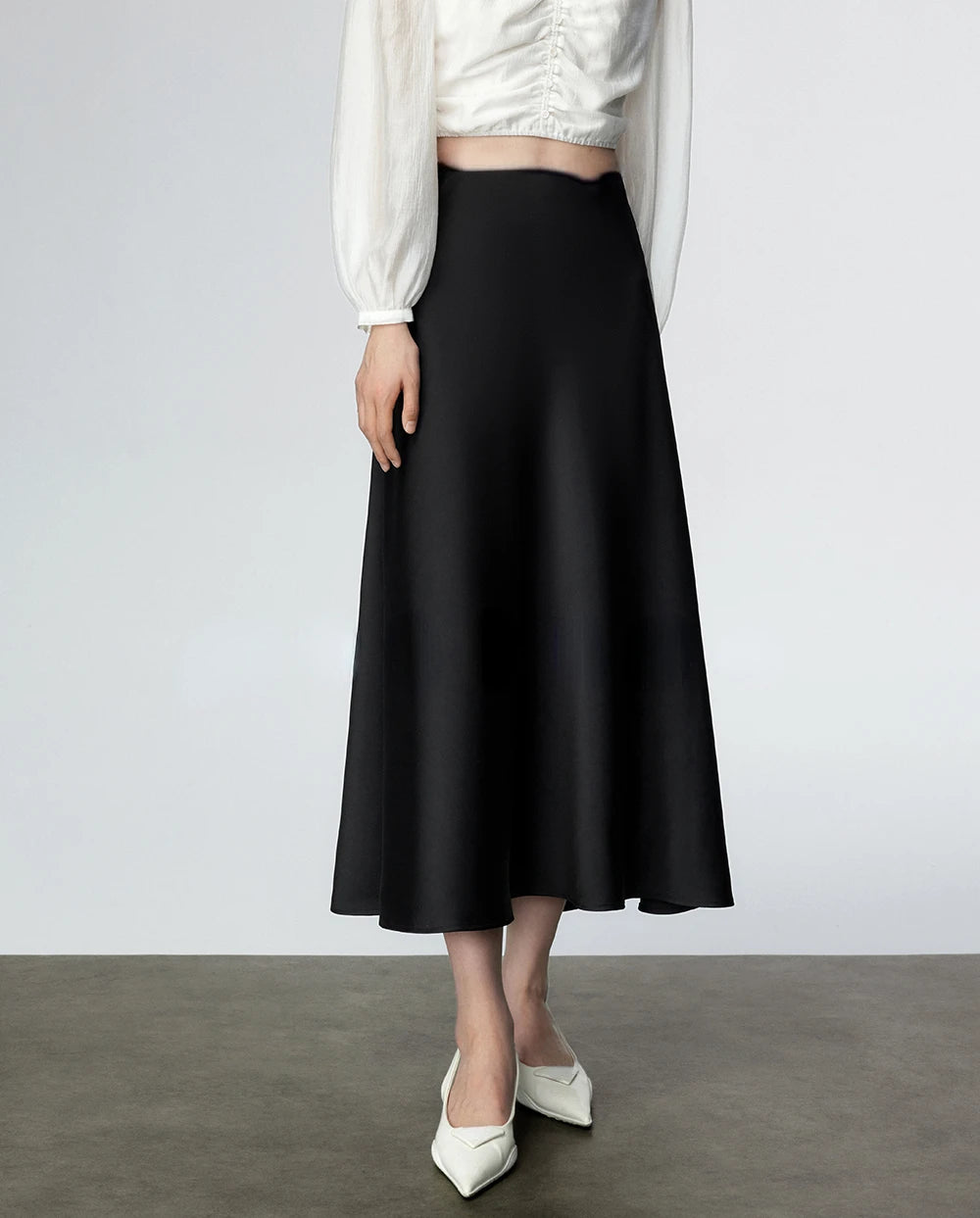 AIDA SATIN SKIRT