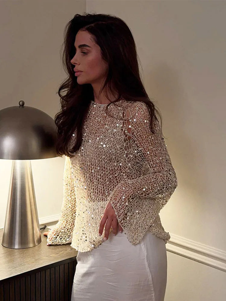 MOLLI SEQUIN TOP