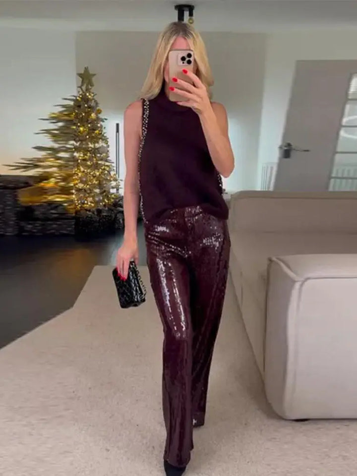 DIANA SEQUIN PANTS