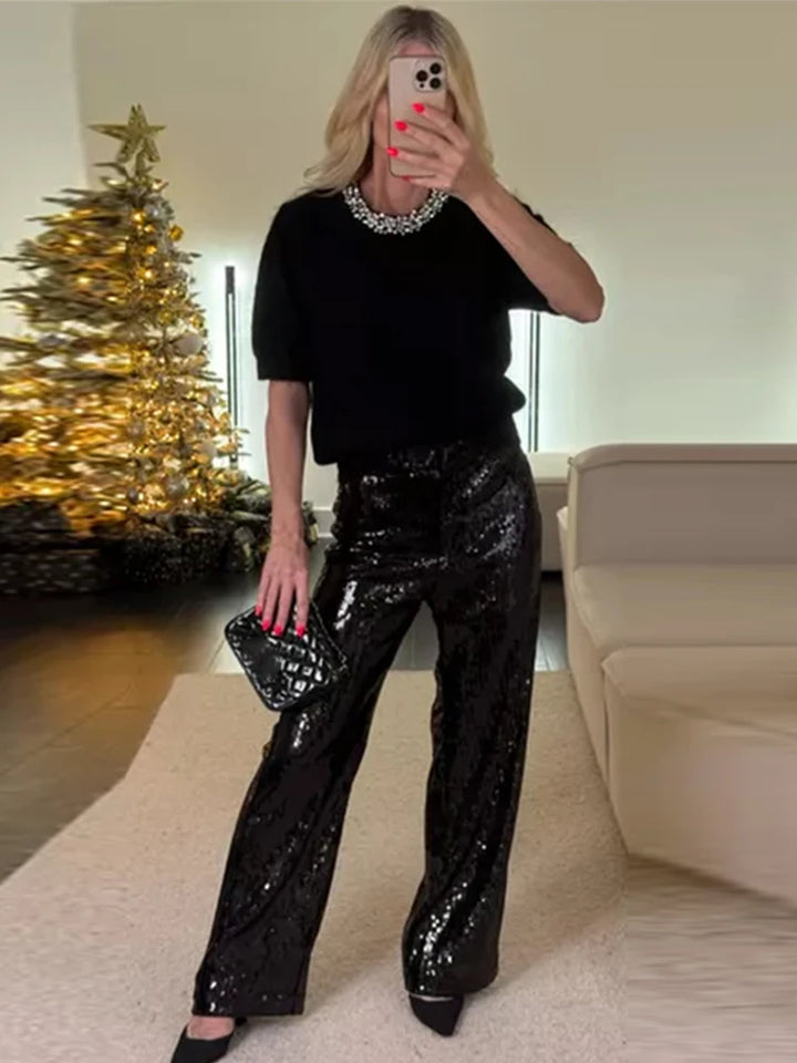 DIANA SEQUIN PANTS