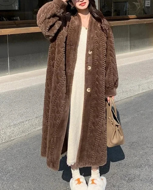 LEYA ECO MINK COAT