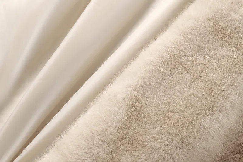 SEILY FURRY FUR COAT