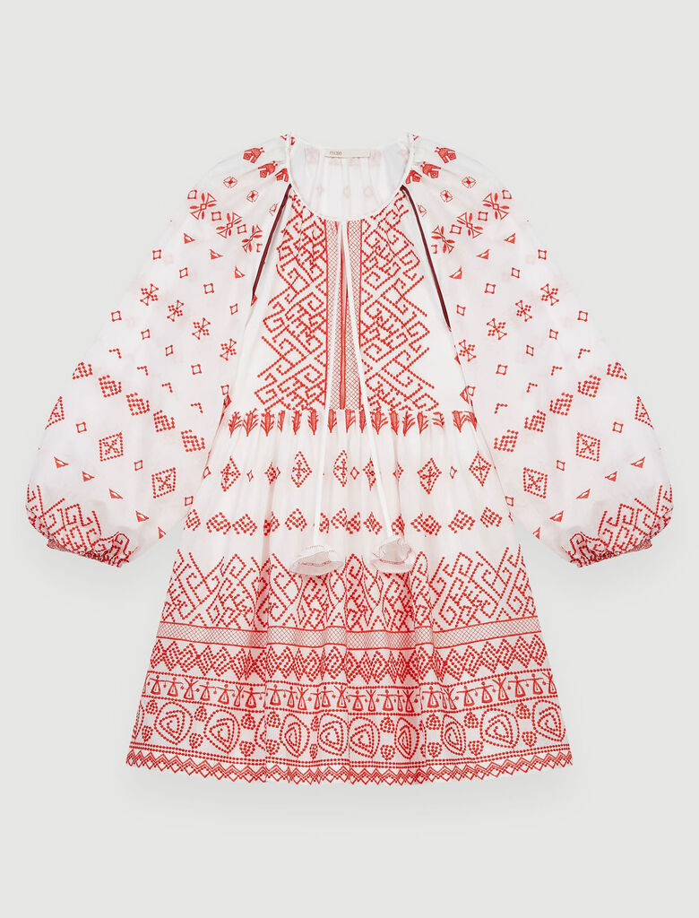 DARLA EMBROIDERY DRESS