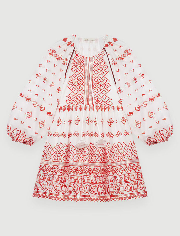 DARLA EMBROIDERY DRESS