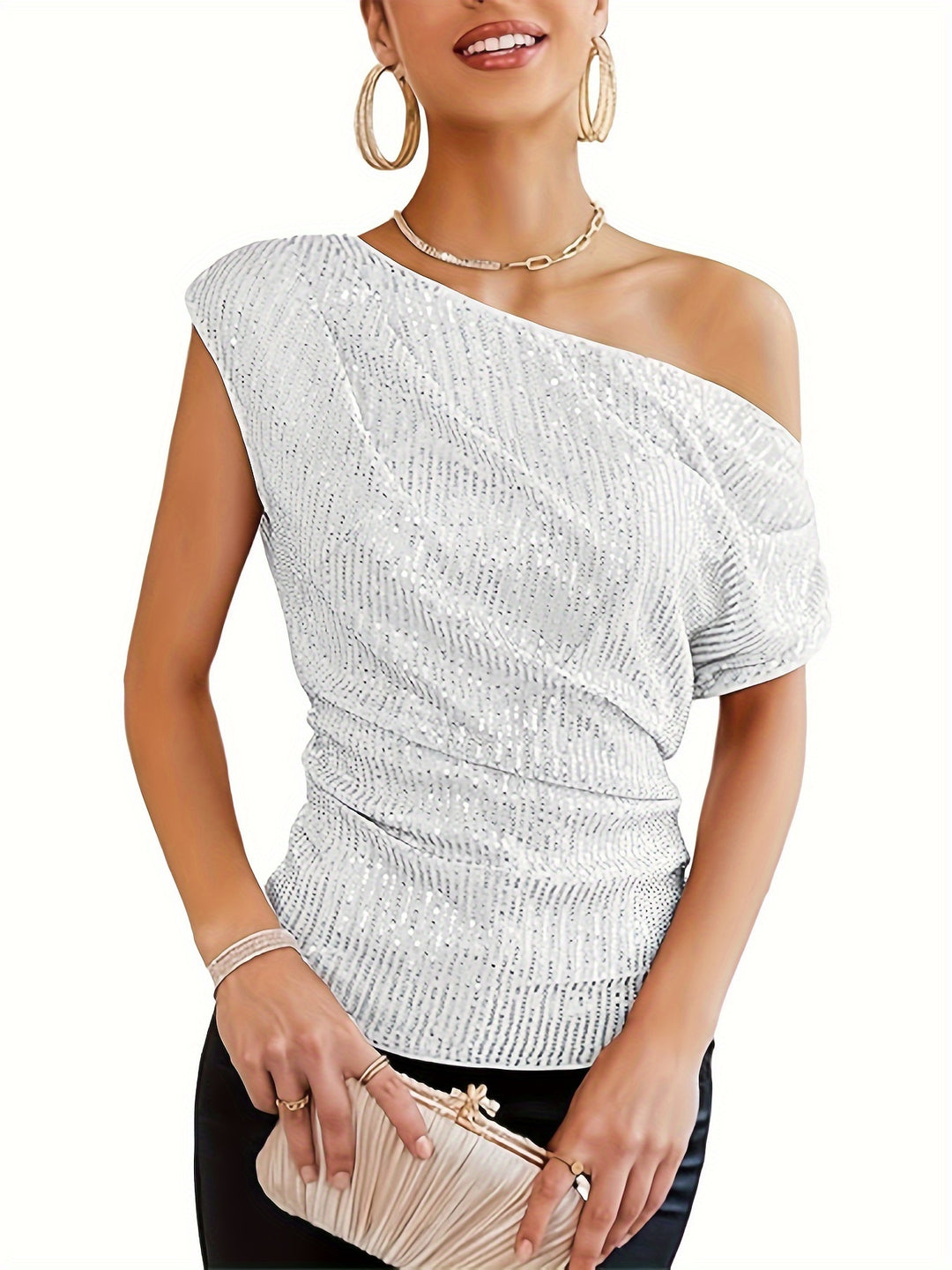 NONA SEQUIN T-SHIRT