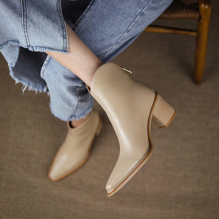 ESHLEY LEATHER BOOTS