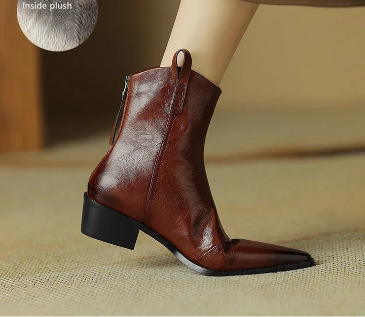 DONNA LEATHER BOOTS