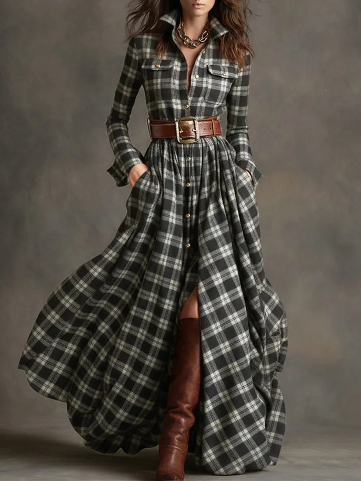 MELISSA PLAID DRESS
