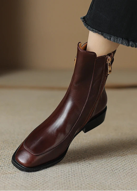 EMMA LEATHER BOOTS