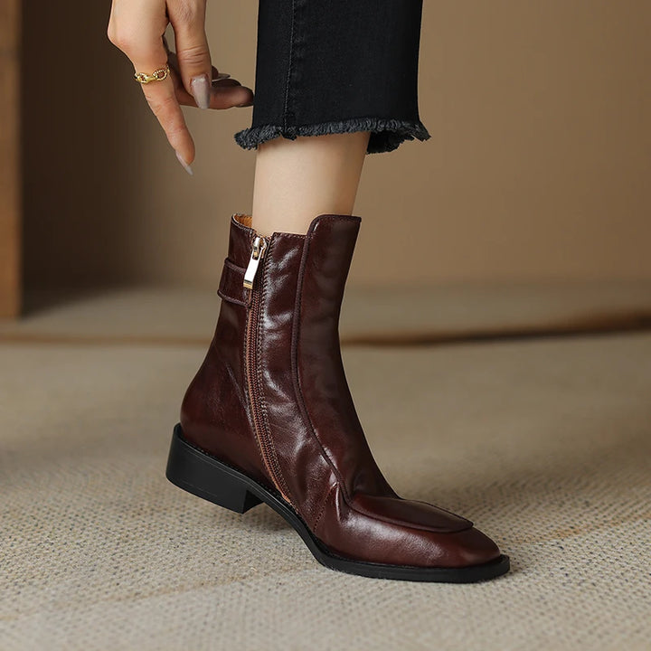 EMMA LEATHER BOOTS