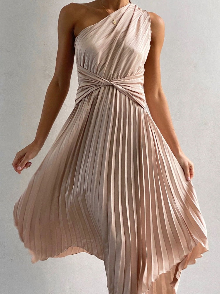 JULIA PLEATED DRESS