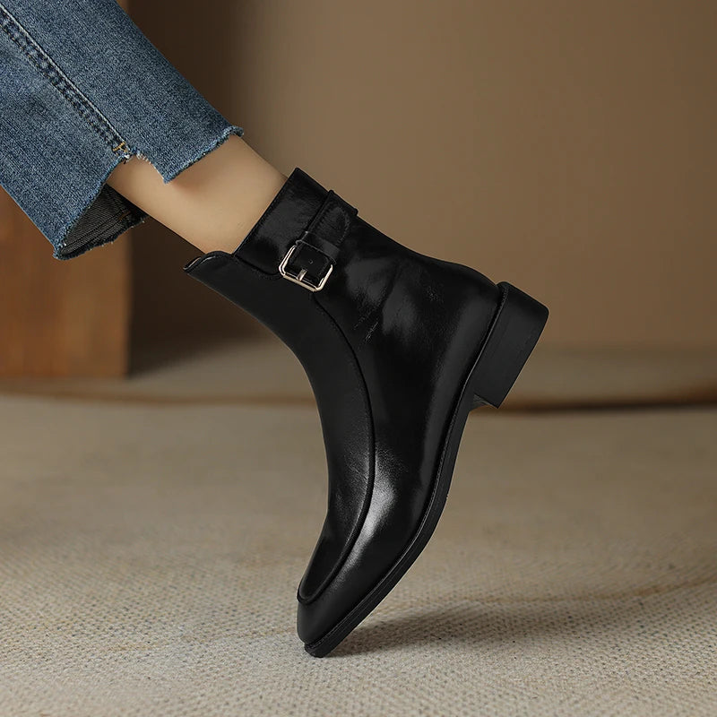 EMMA LEATHER BOOTS