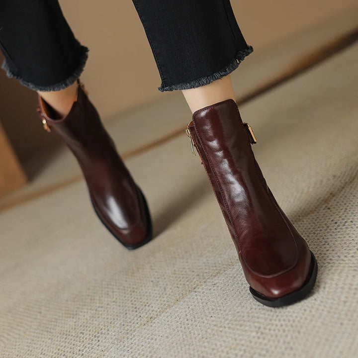 EMMA LEATHER BOOTS