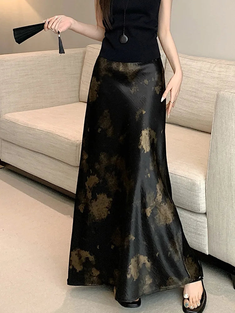 BARINA SATIN SKIRT