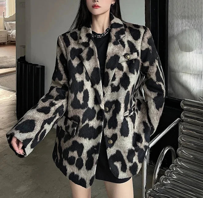 CLARA LEOPARD COAT