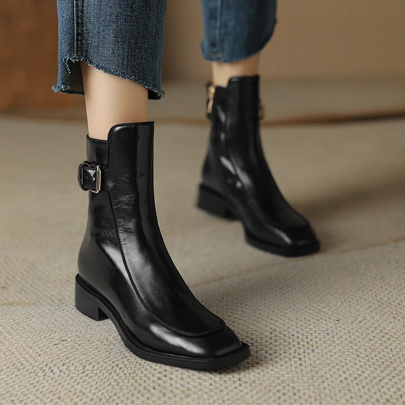 EMMA LEATHER BOOTS