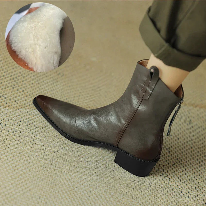 DONNA LEATHER BOOTS