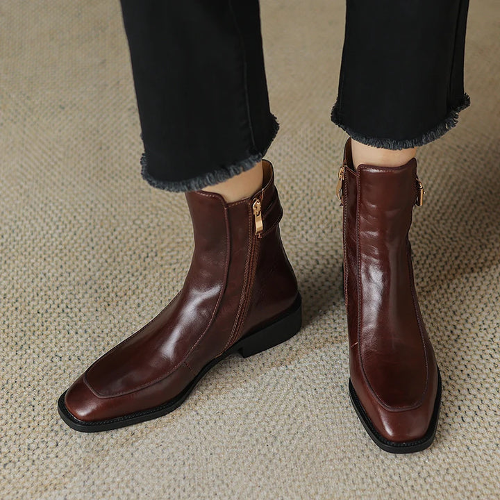 EMMA LEATHER BOOTS