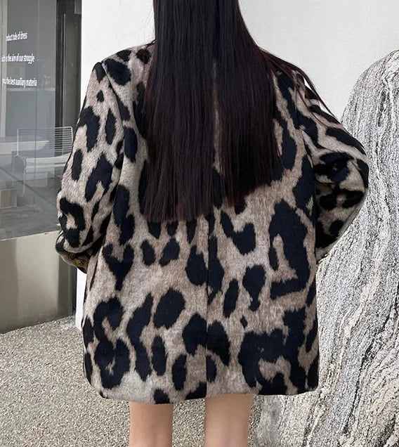 CLARA LEOPARD COAT