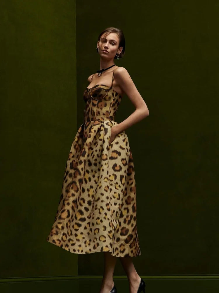 PAYA LEOPARD DRESS