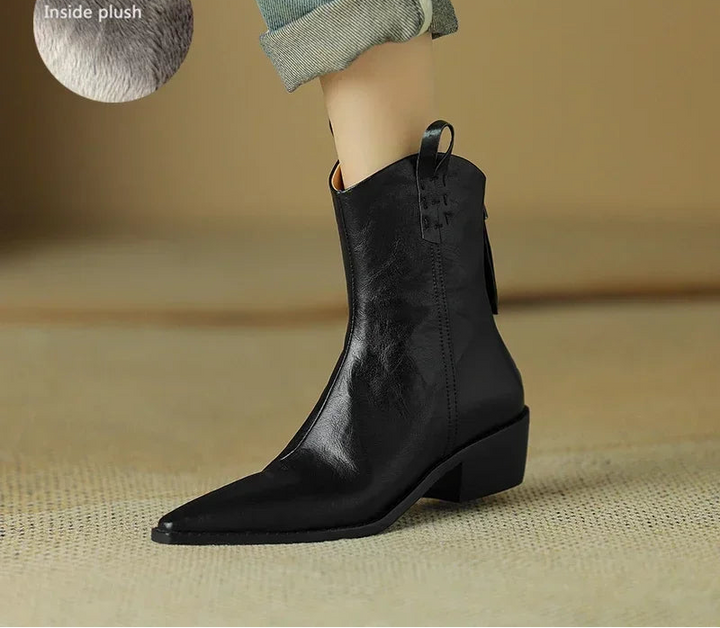 DONNA LEATHER BOOTS