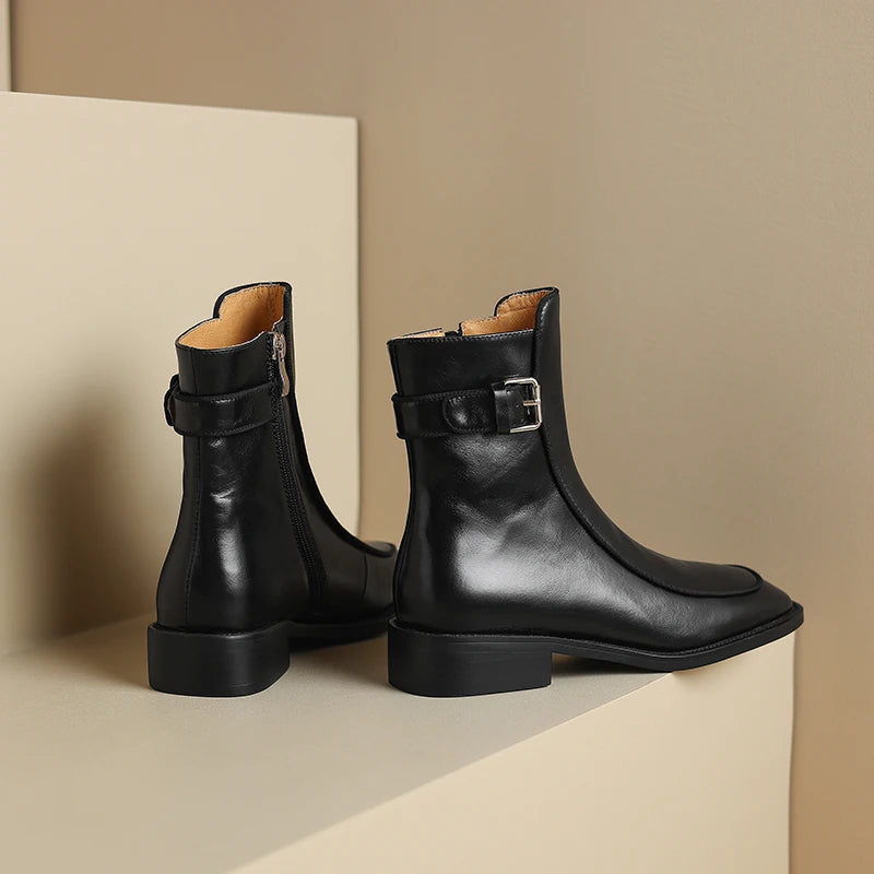 EMMA LEATHER BOOTS