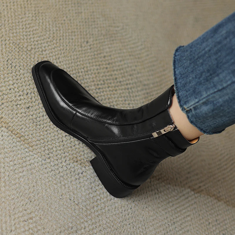 EMMA LEATHER BOOTS