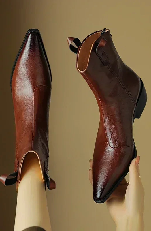 DONNA LEATHER BOOTS