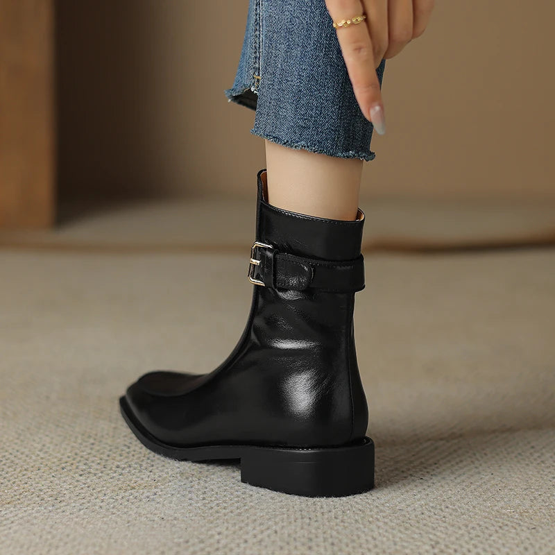EMMA LEATHER BOOTS