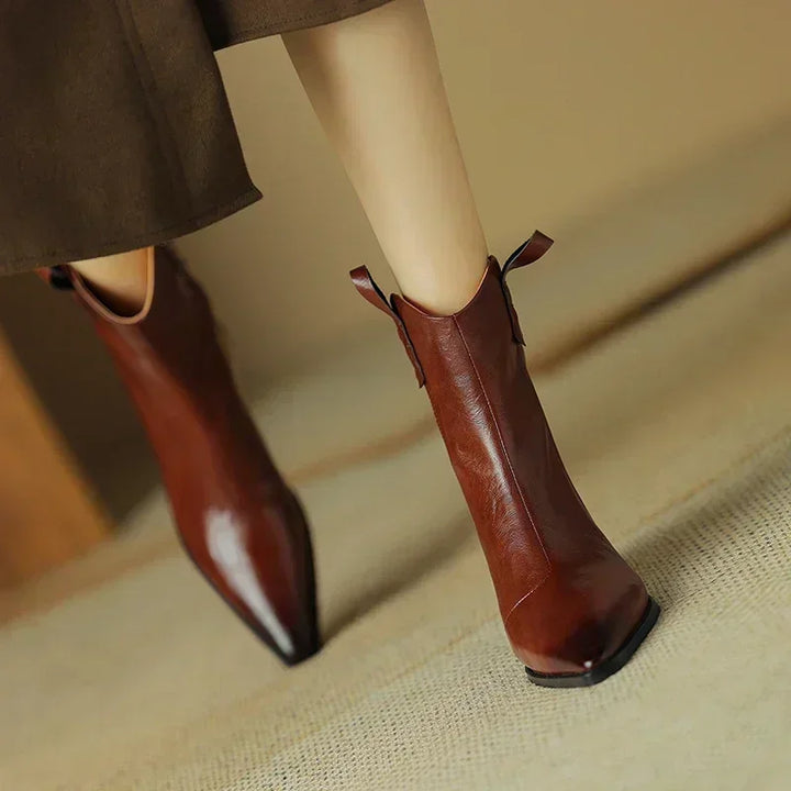 DONNA LEATHER BOOTS