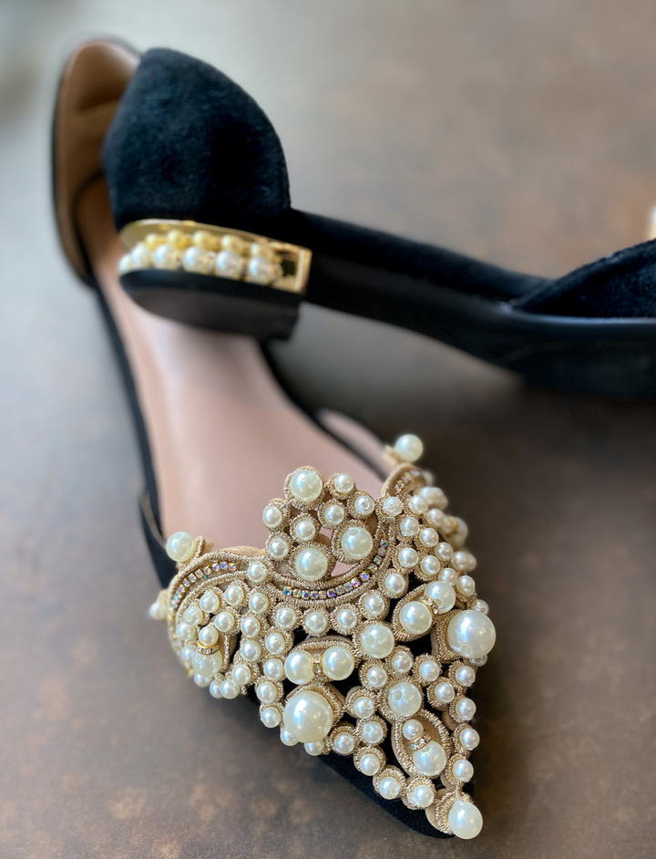 LA PEARL BALLET FLATS