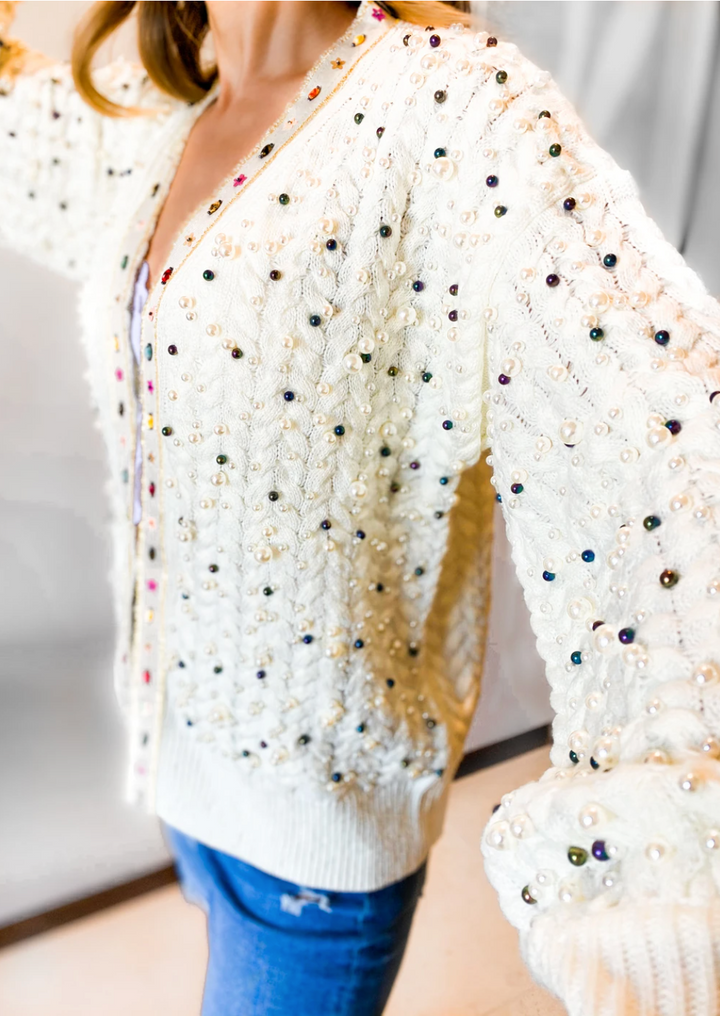 FIONA PEARL CARDIGAN