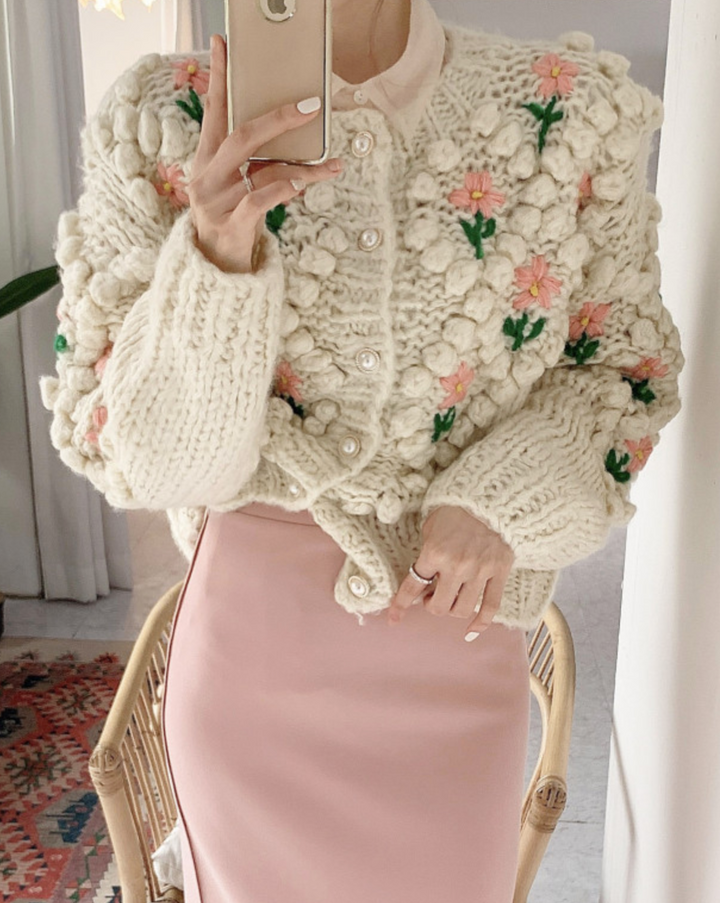 ASHLI FLORAL CARDIGAN