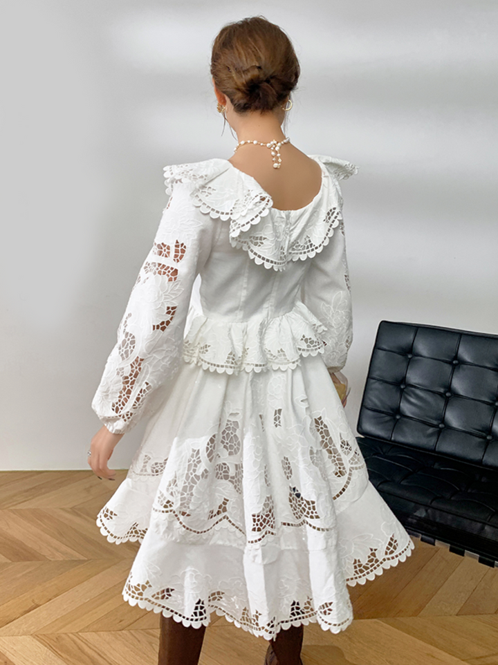 NADINE LOVELY EMBROIDERED DRESS