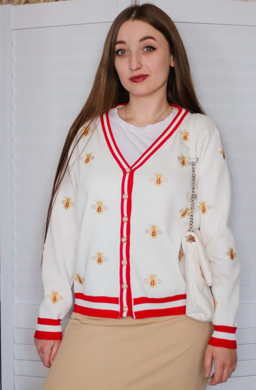 KAILA EMBROIDERY CARDIGAN