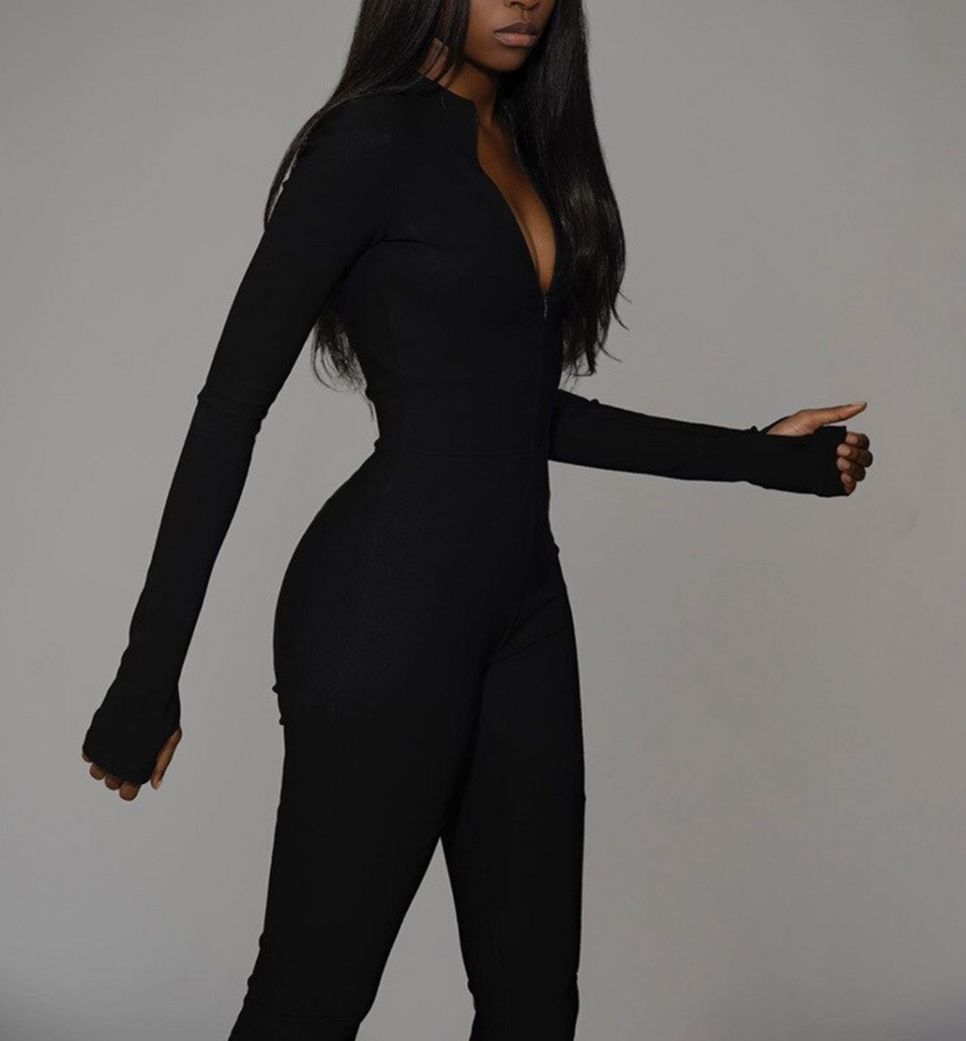 CHIARA ZIPPER JUMPSUIT