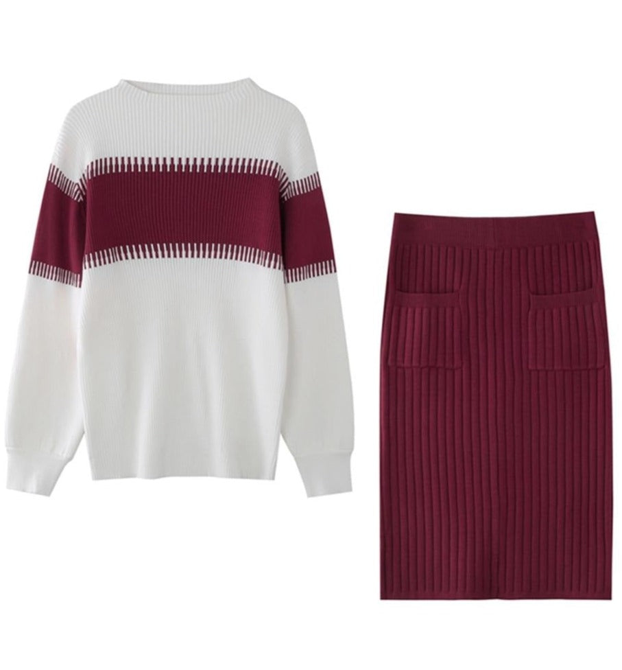 LARRA SWEATER & SKIRT SET