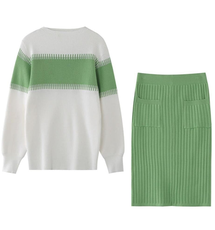 LARRA SWEATER & SKIRT SET