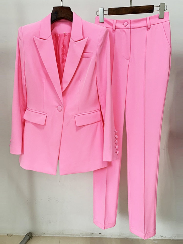 EMMA BLAZER & TROUSERS SET