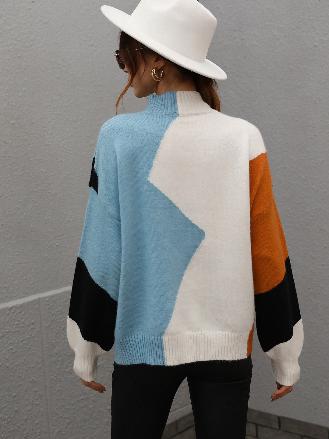 DIANA GEOMETRIC SWEATER