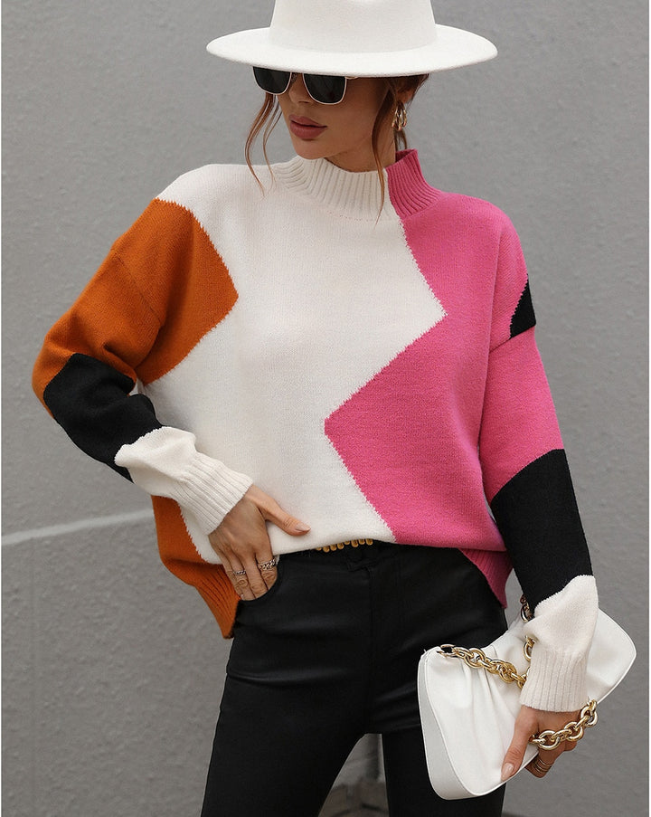 DIANA GEOMETRIC SWEATER