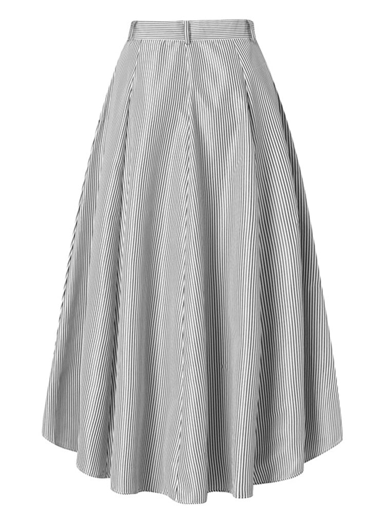 MARISA STRIPED SKIRT