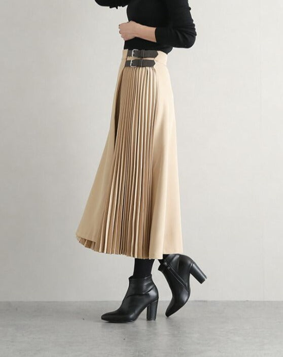 NONNA PLEATED SKIRT