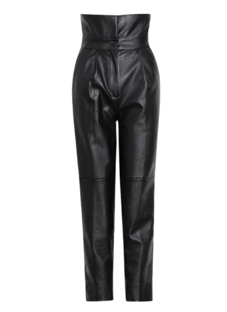 LEISA LEATHER PANTS