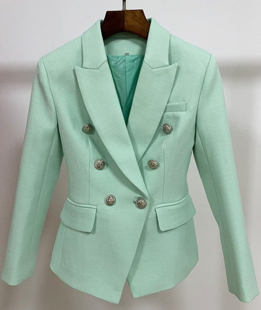 NASTASIA MINT BLAZER