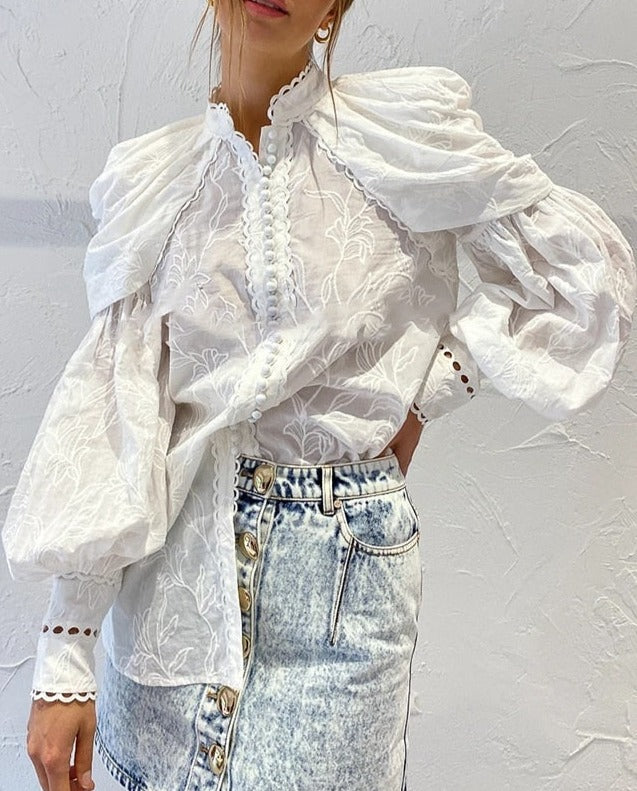 VIRGINIA EMBROIDERY BLOUSE