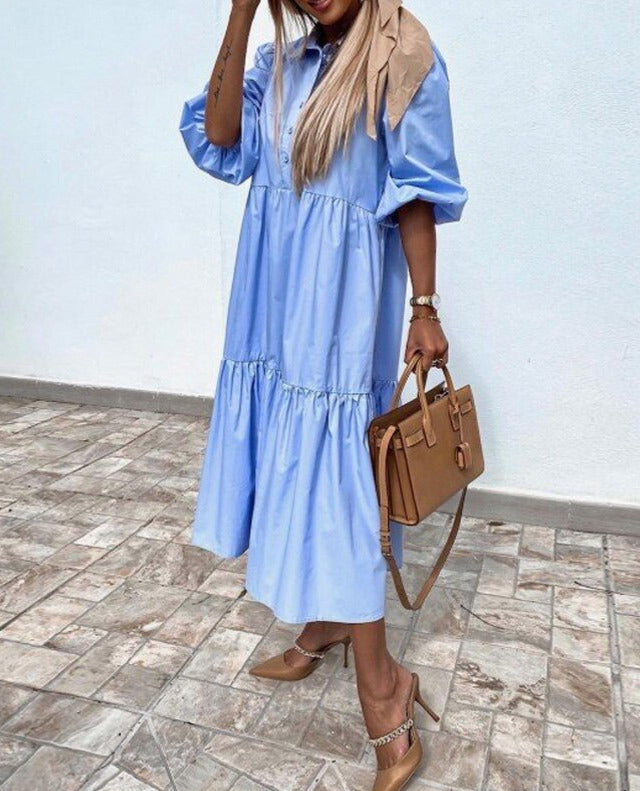 SARRA BUTTONED DRESS